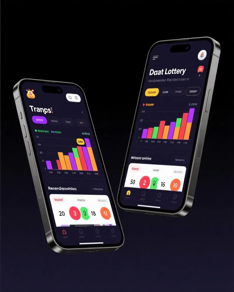 双色球彩票 APP 界面展示